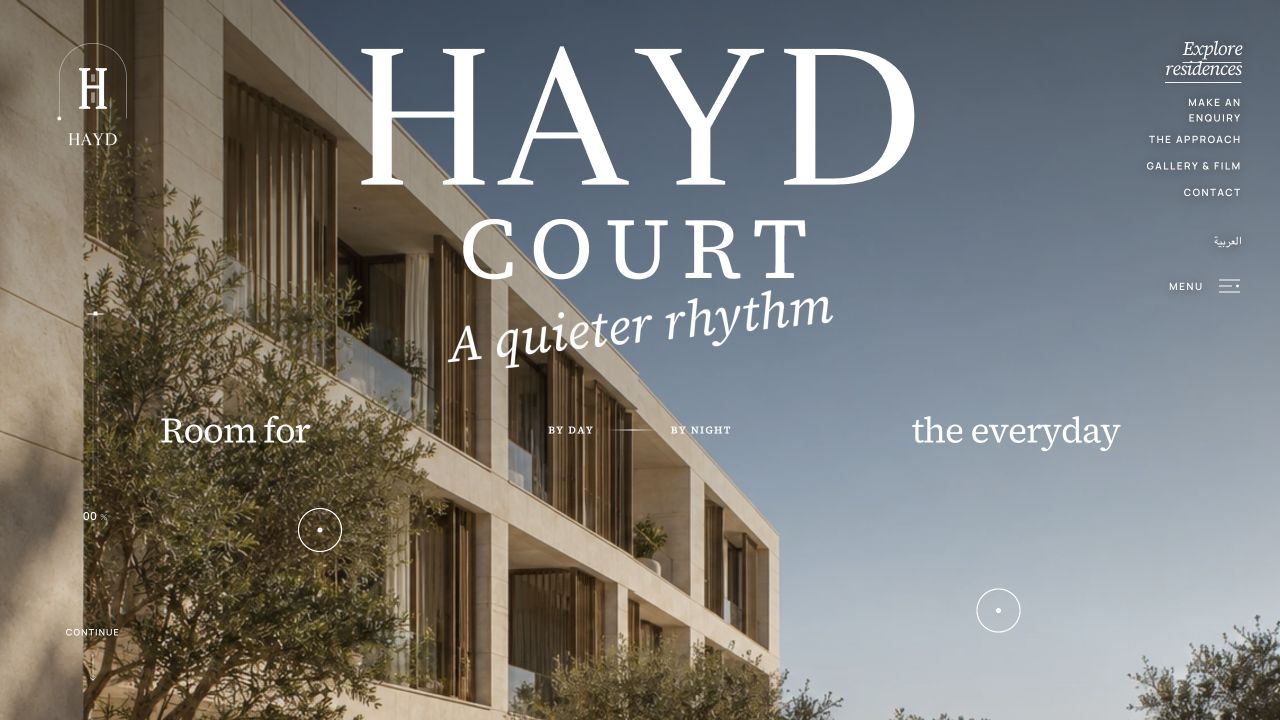 موقع HAYD COURT — مشروع تصوّري